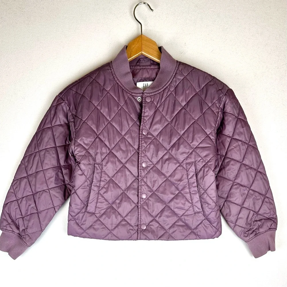 Gap Lightweight Quilted Puffer Jacket Water Resistant Outdoor Sz M